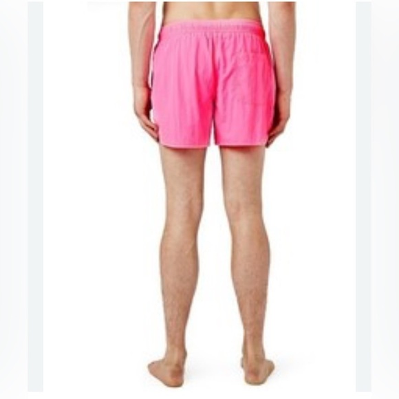 TOPMAN | Drawstring Pink Swimtrunks - Picture 10 of 11